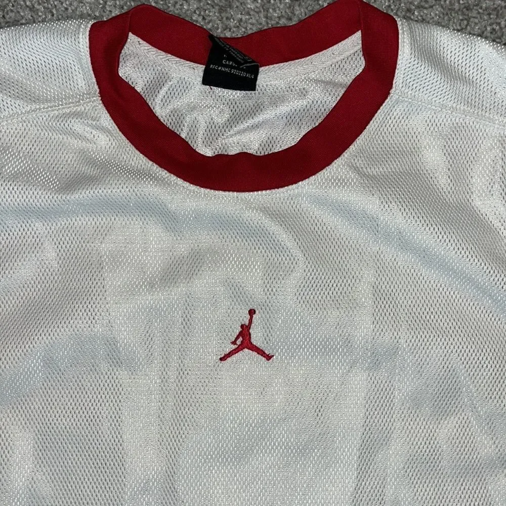 Worn Jordan Jumpman Basketball Jersey 32 Tank basketball sleeveless Jersey Shirt
